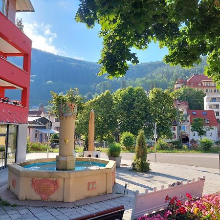 Apartement Am Waldrand Bad Wildbad Extérieur photo