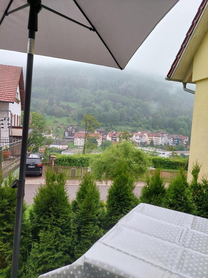 Apartement Am Waldrand Bad Wildbad Extérieur photo