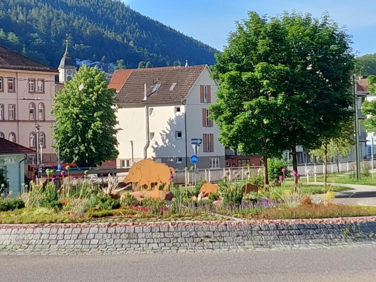 Apartement Am Waldrand Bad Wildbad Extérieur photo